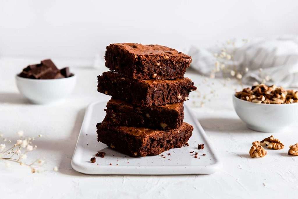 receta de brownie de chocolate sin azúcar