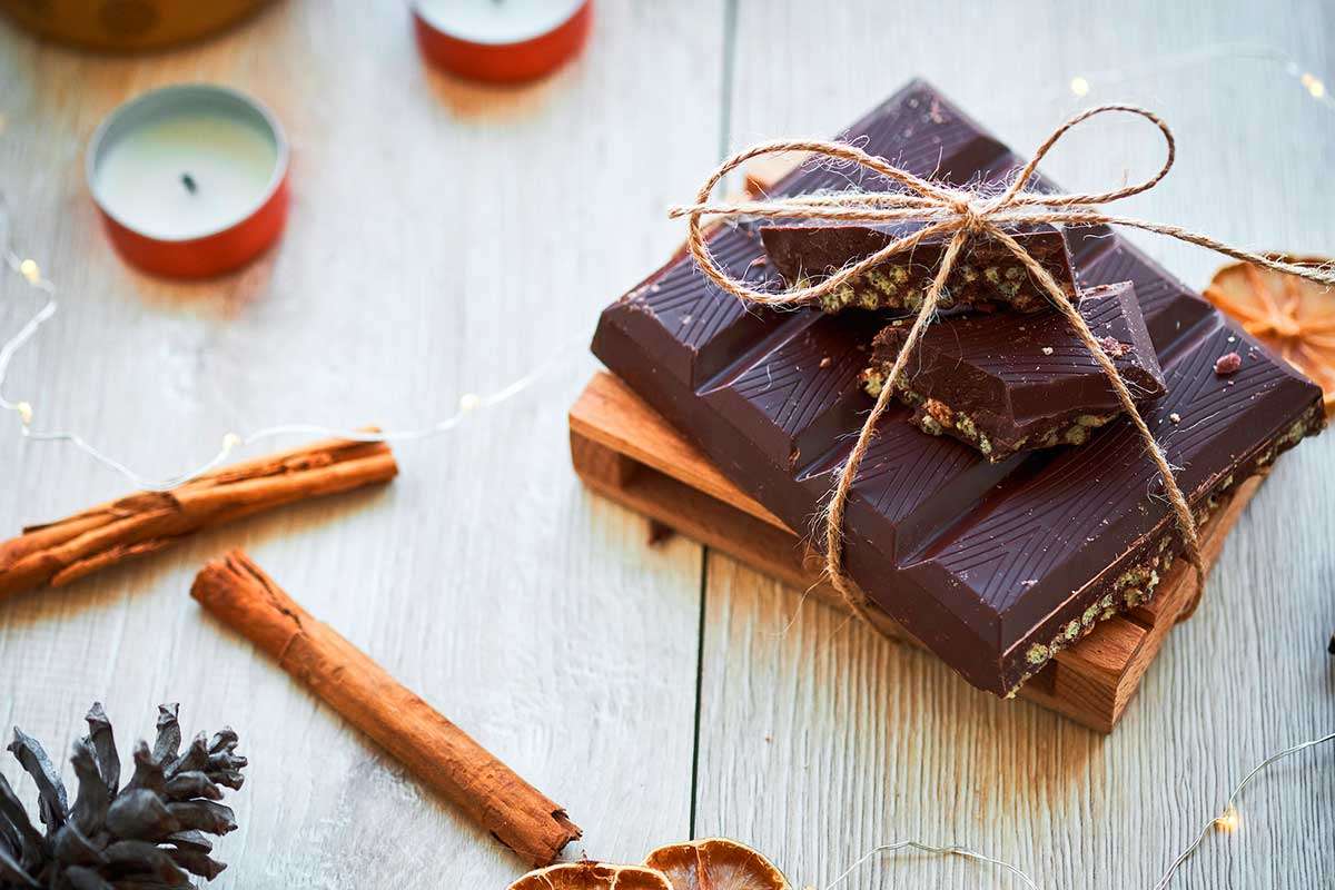 Receta turrón de chocolate saludable