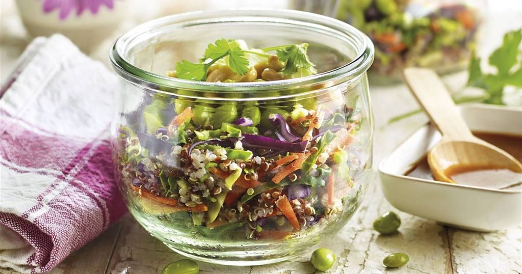 5 salades riches en protéines, complètes et légumes