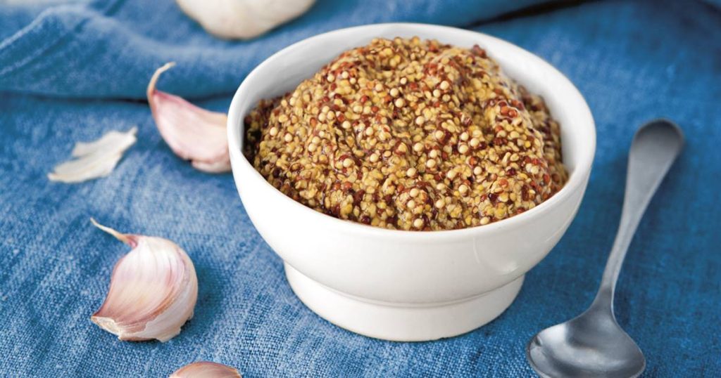 Sauce moutarde aux graines activées