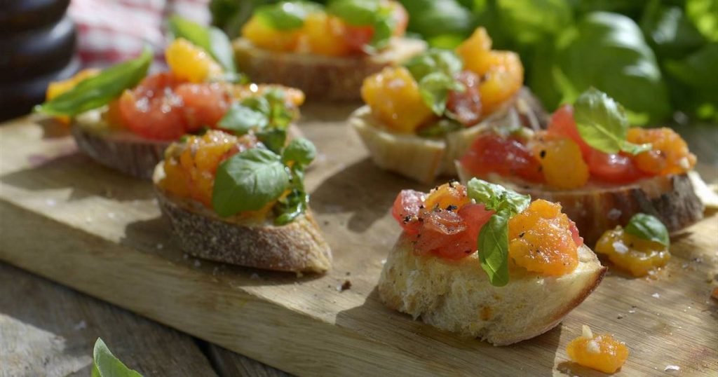 14 aperitivos fáciles con frutas y hortalizas