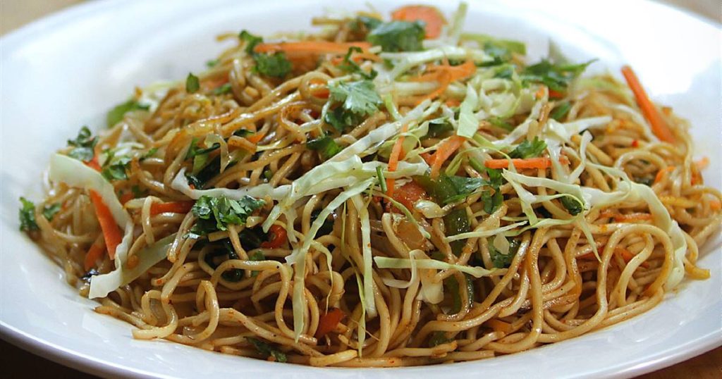 Nouilles Lo Mein en version végétarienne