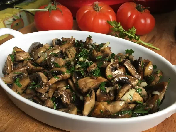 Champignons aux herbes de Provence