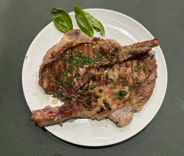 Entrecote au basilic