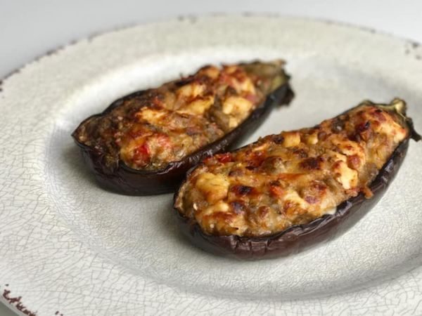 Aubergines farcies (sans fromage)