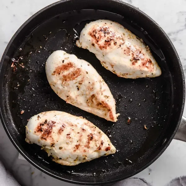 Steack de poulet grillé
