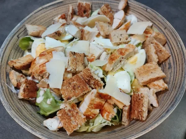 Salade Cesar sans croutons