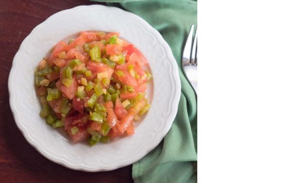 Salade tomates et citrons confits