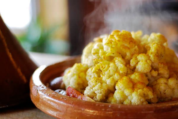Tajin de viande et chou fleur
