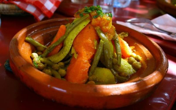 Tajine de viande et légumes